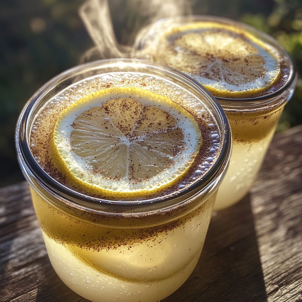 Gingerbread-Spiced Hot Lemonade