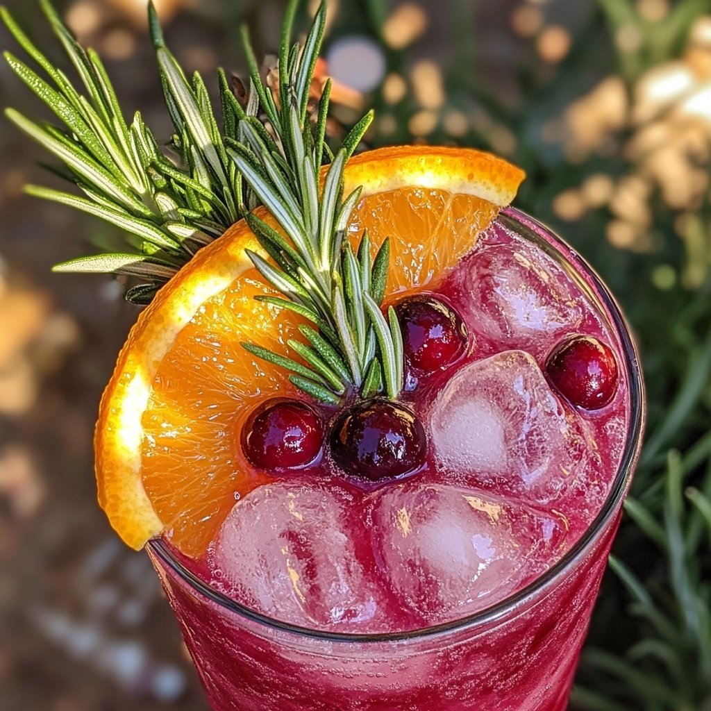 Spiced Cranberry Mocktail