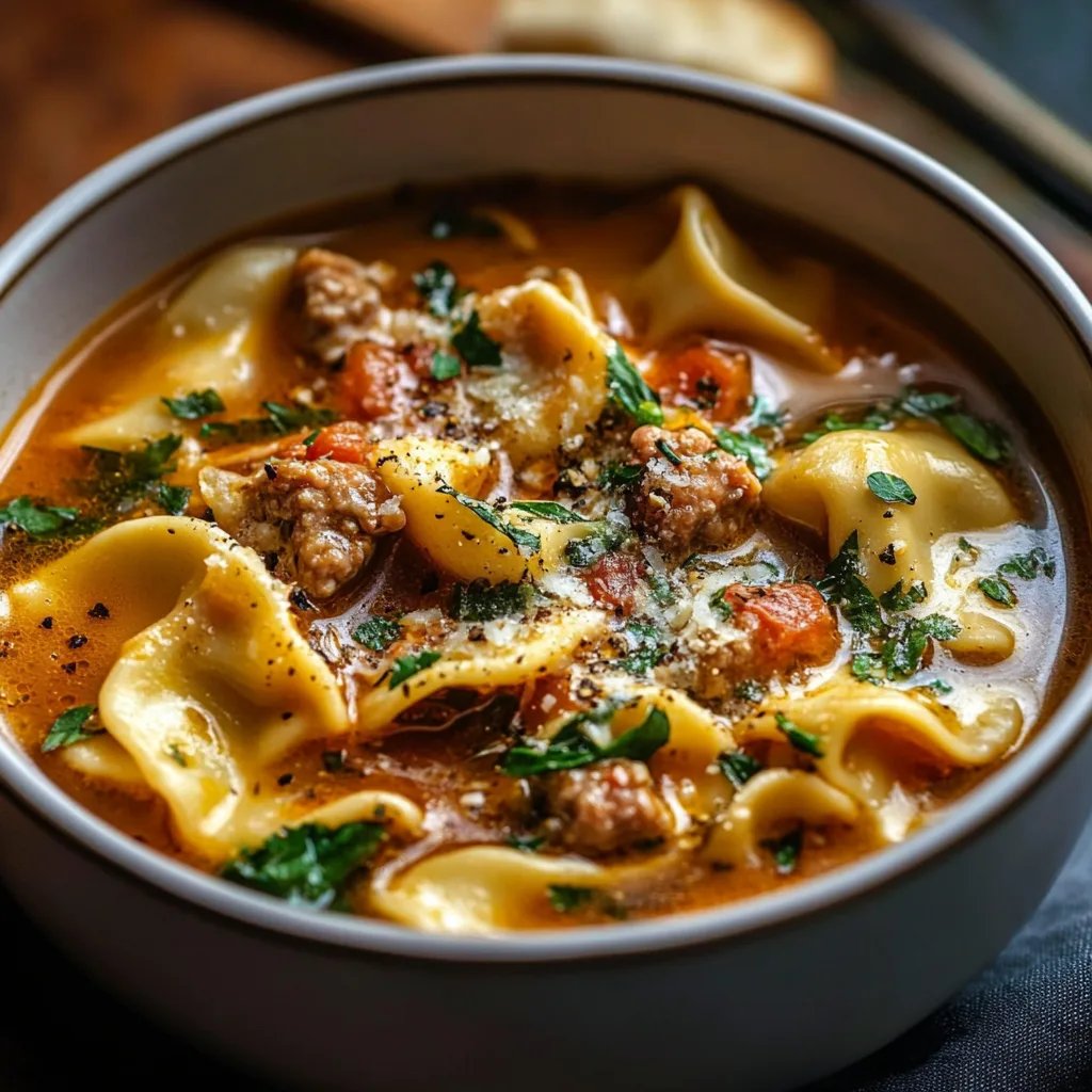 Autumn Tortellini Soup With Sausage: An Amazing Ultimate Recipe