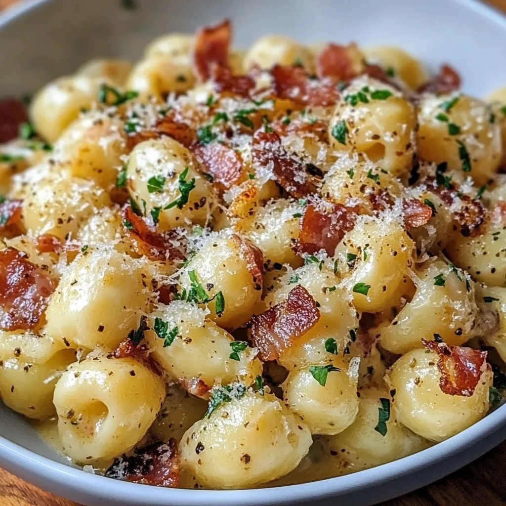 Gnocchi Carbonara with Bacon: An Incredible Ultimate Recipe
