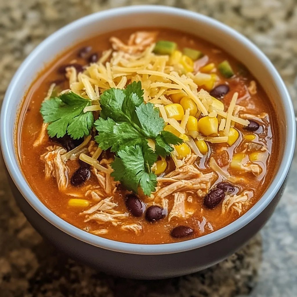 Easy Chicken Taco Soup