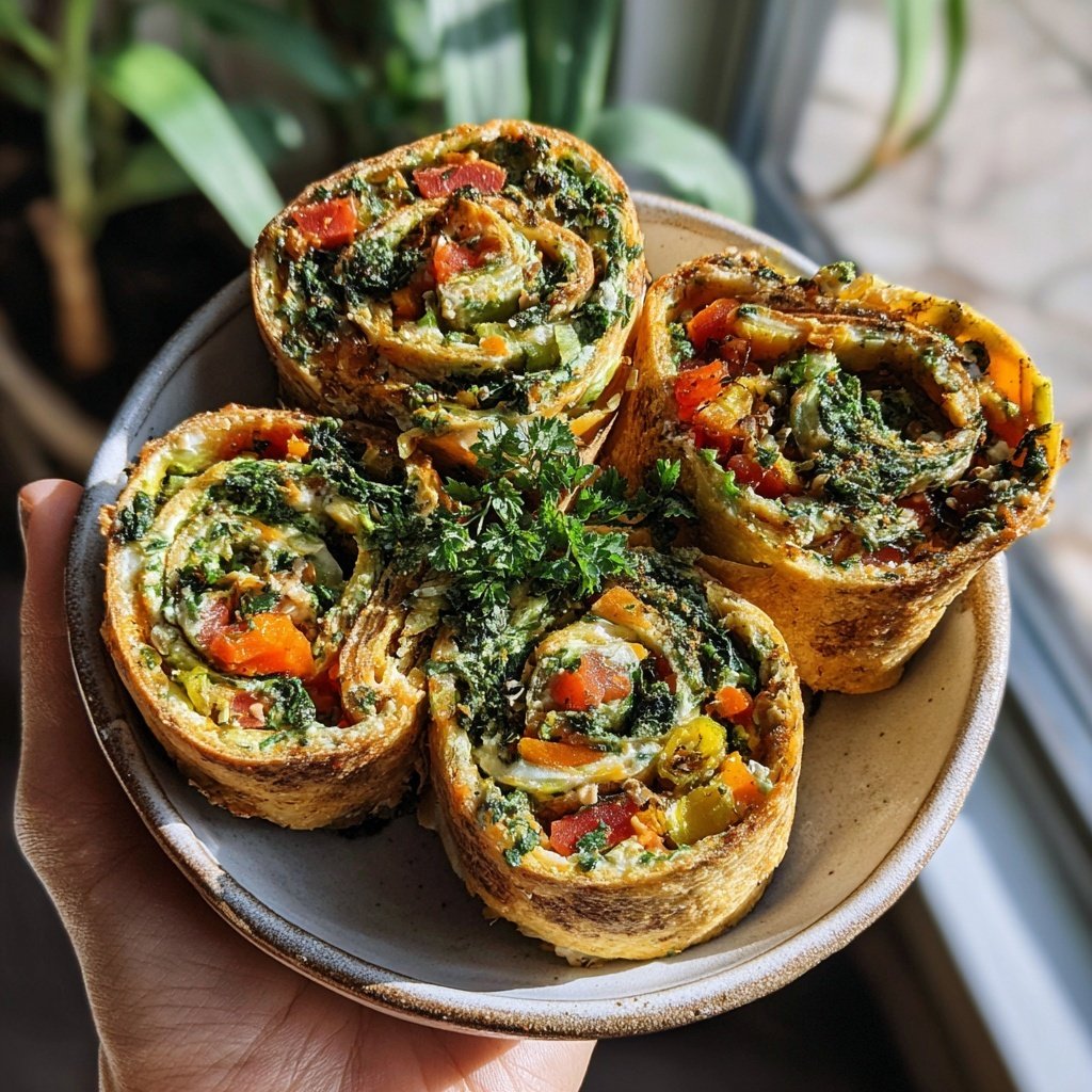 Tortilla Pinwheels with Cream Cheese