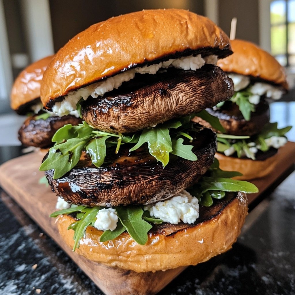 Balsamic Portobello Burgers