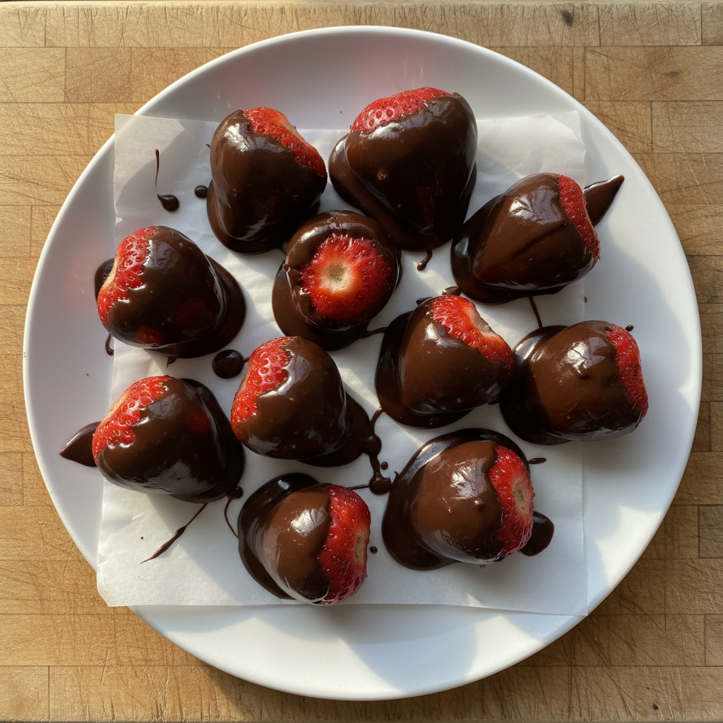 Vegan Chocolate-Covered Strawberries