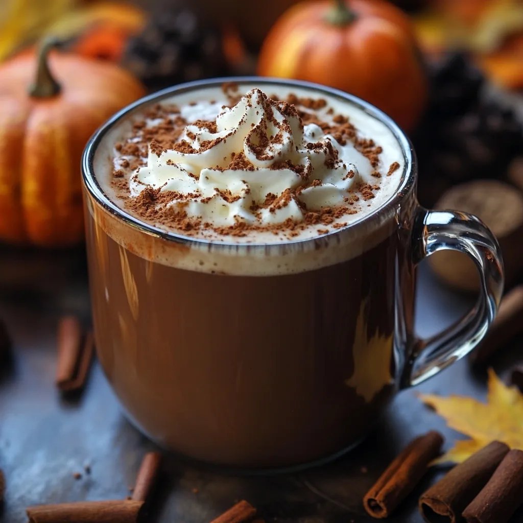 Maple Cinnamon Fall Hot Chocolate