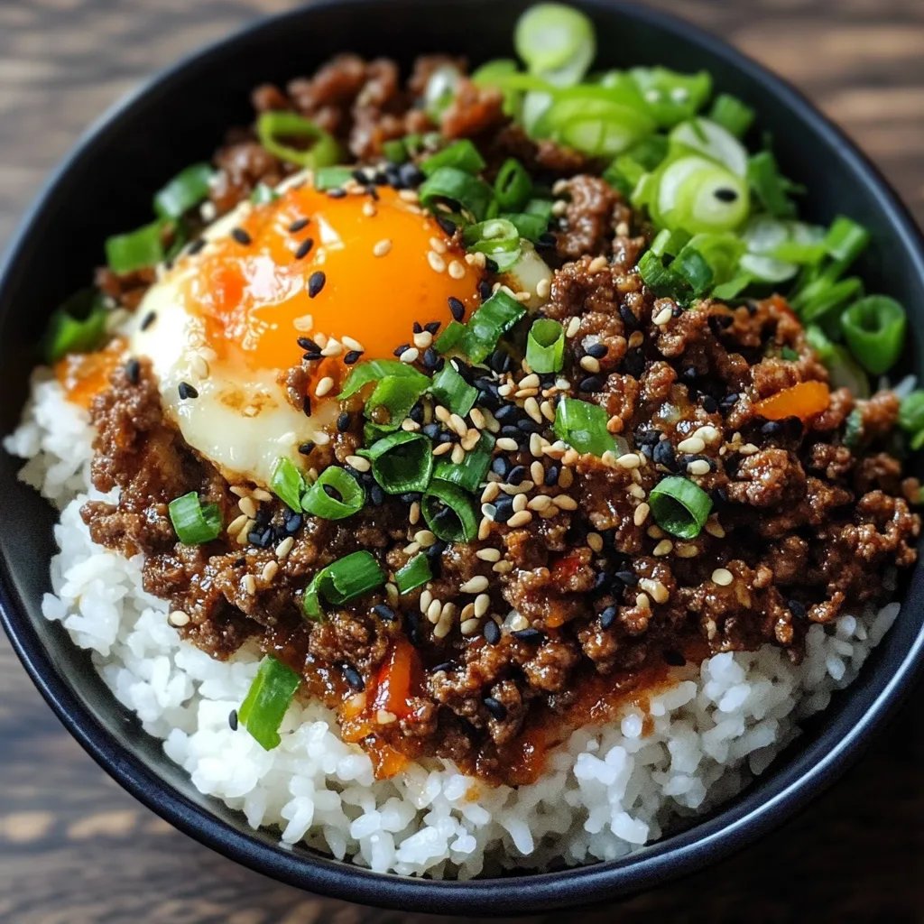 Quick & Easy Korean Ground Beef Bowl: An Incredible Recipe for Busy Nights