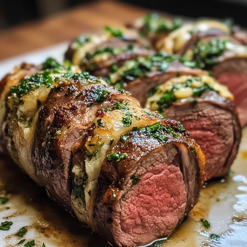 Quick Christmas Stuffed Beef Tenderloin
