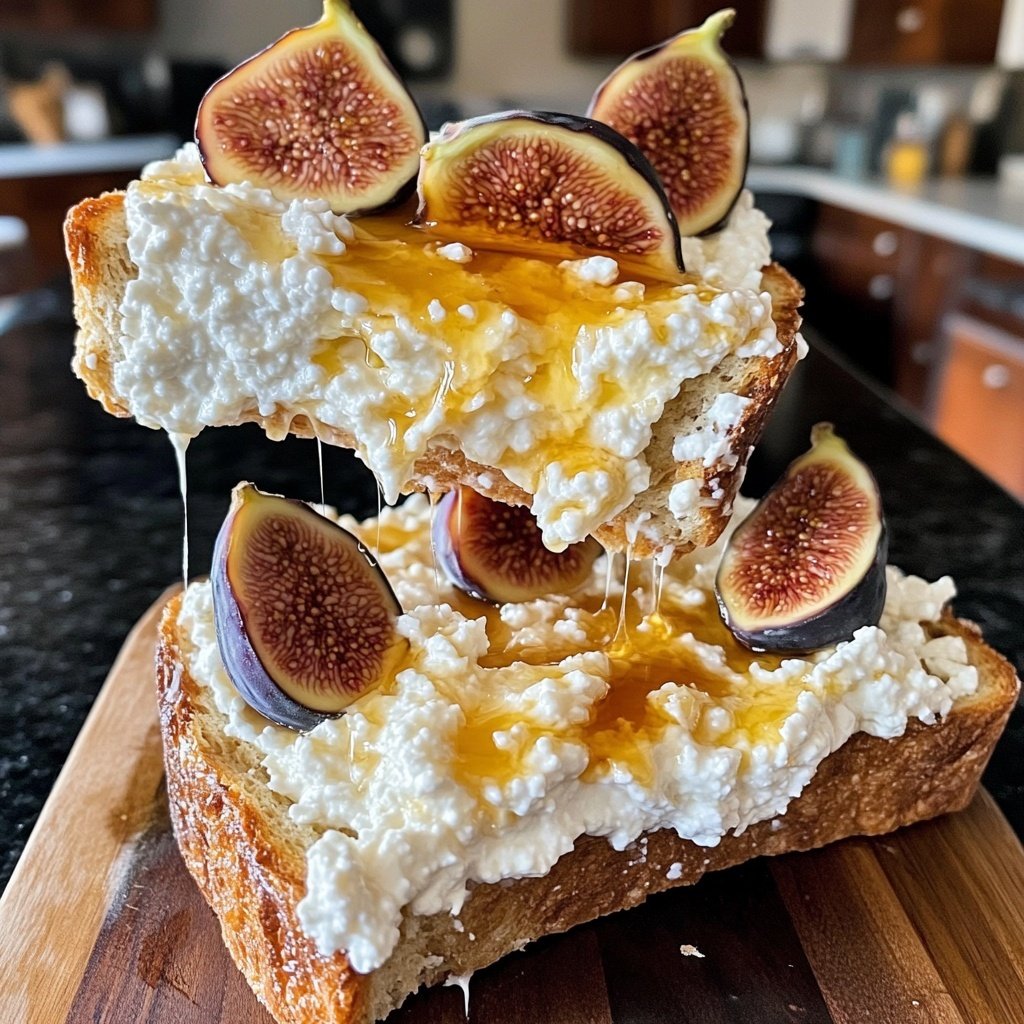 Whipped Ricotta Honey Toast Recipe