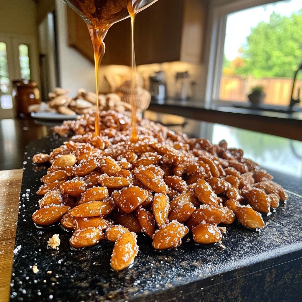 Caramelized Cinnamon Sugar Almonds