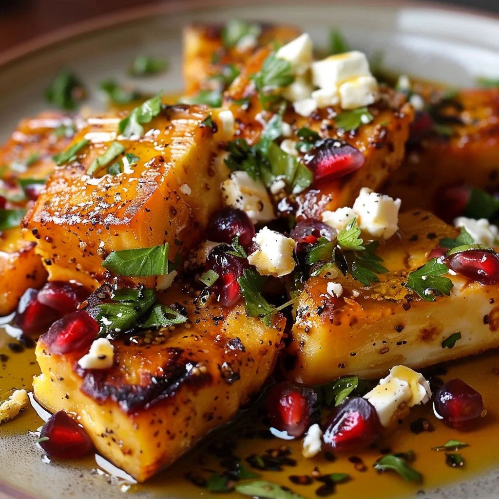 Baked Feta with Pomegranate & Honey