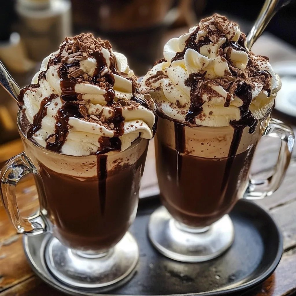 Hot Chocolate Floats