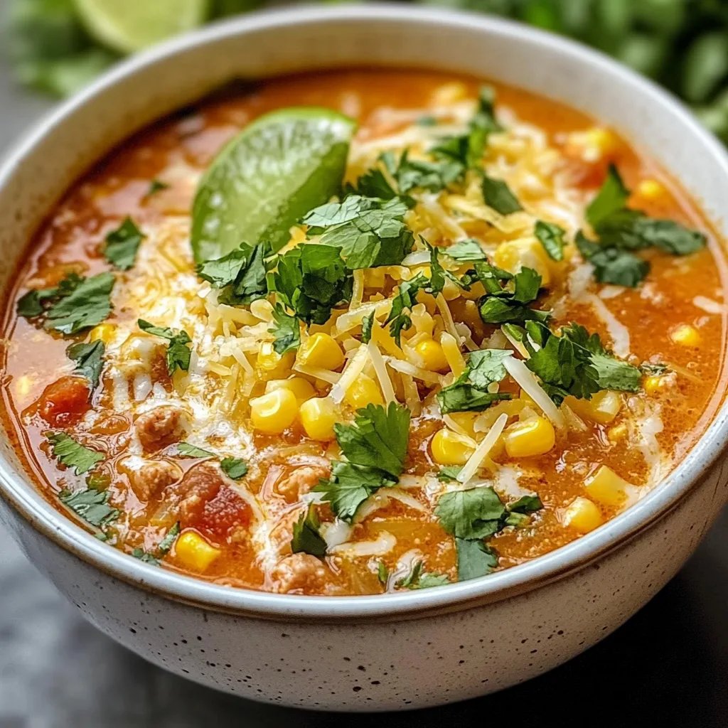 Mexican Street Corn Soup