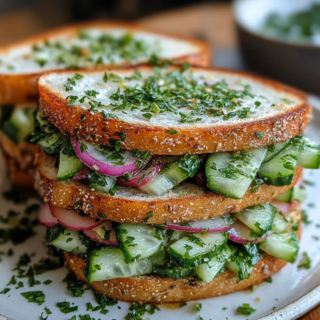 Easy Cucumber Salad Sandwiches: An Incredible Ultimate Recipe