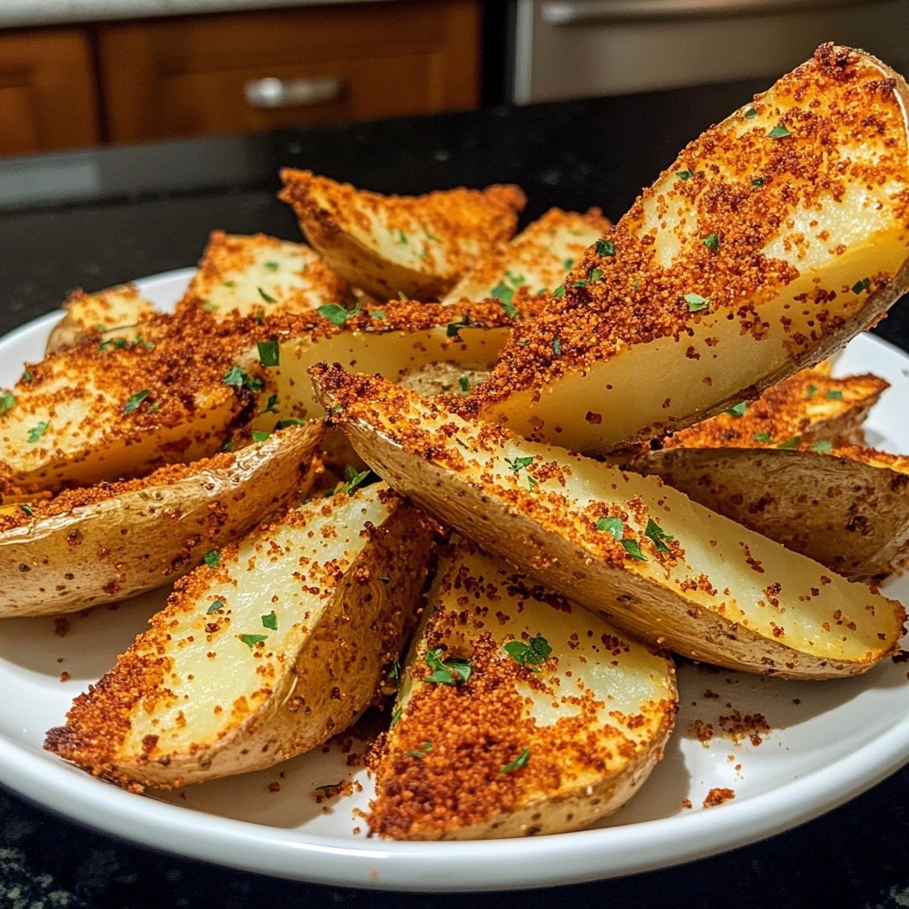 Baked Potato Wedges Smoked Paprika