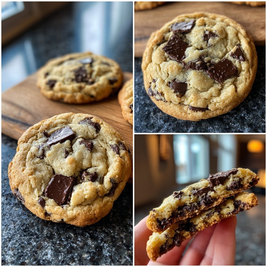 Chewy Chocolate Chip Marble Cookies