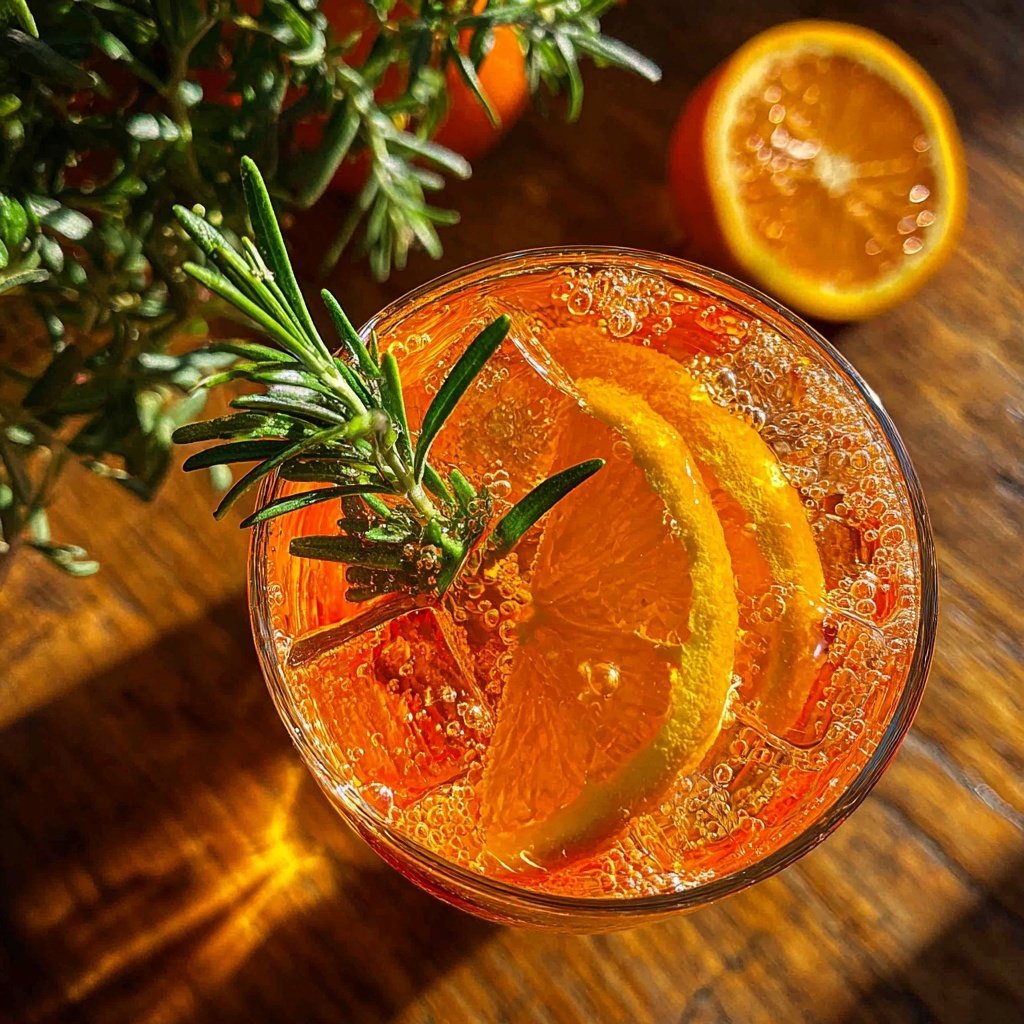 Rosemary Clementine Holiday Spritz