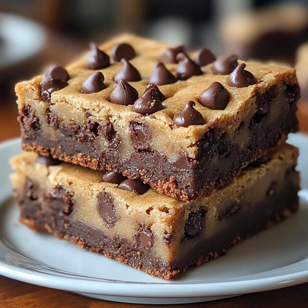 Chocolate Chip Cookie Brownies: An Incredible Ultimate Recipe