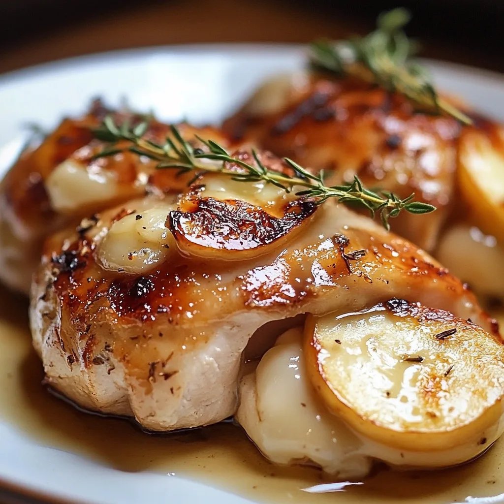 Apple & Brie Stuffed Chicken