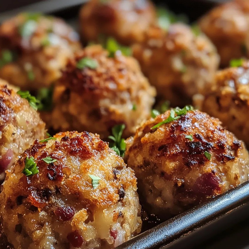 Thanksgiving Stuffing Balls