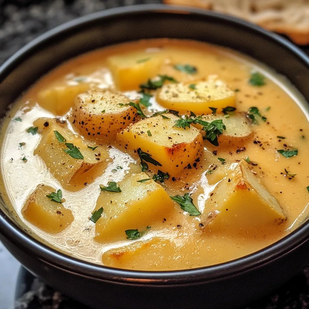 Cheddar Garlic Herb Potato Soup: An Incredible Ultimate Recipe for Comforting Days