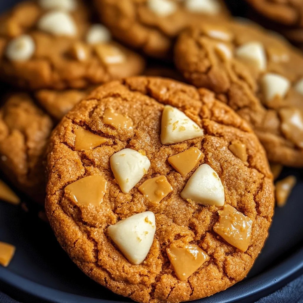 Pumpkin White Chocolate Chip Cookies