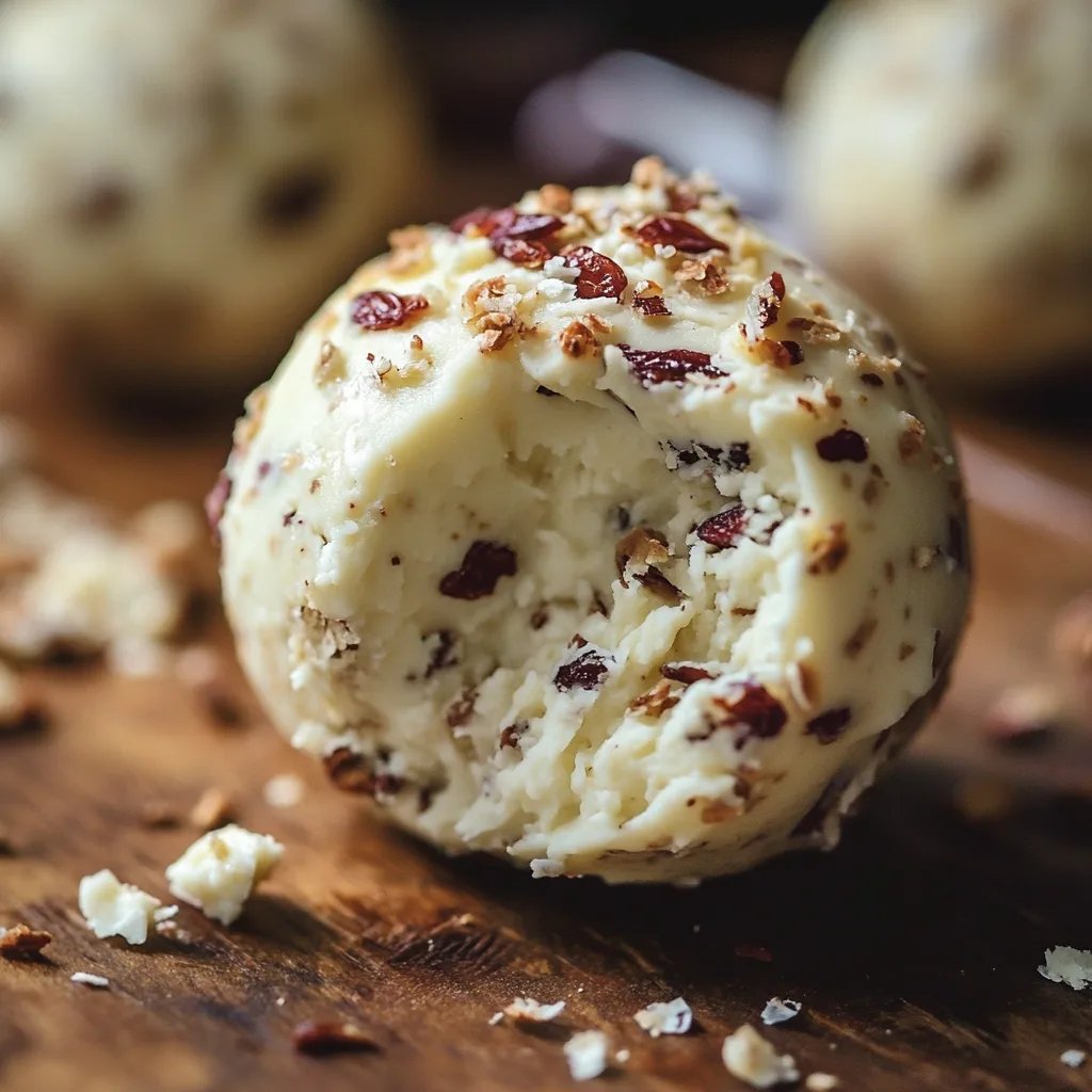 Craisins White Cheddar Cheese Ball