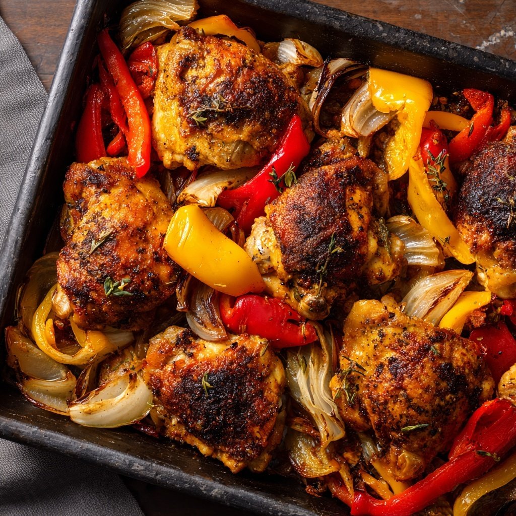 Sheet Pan Chicken Roasted Vegetables