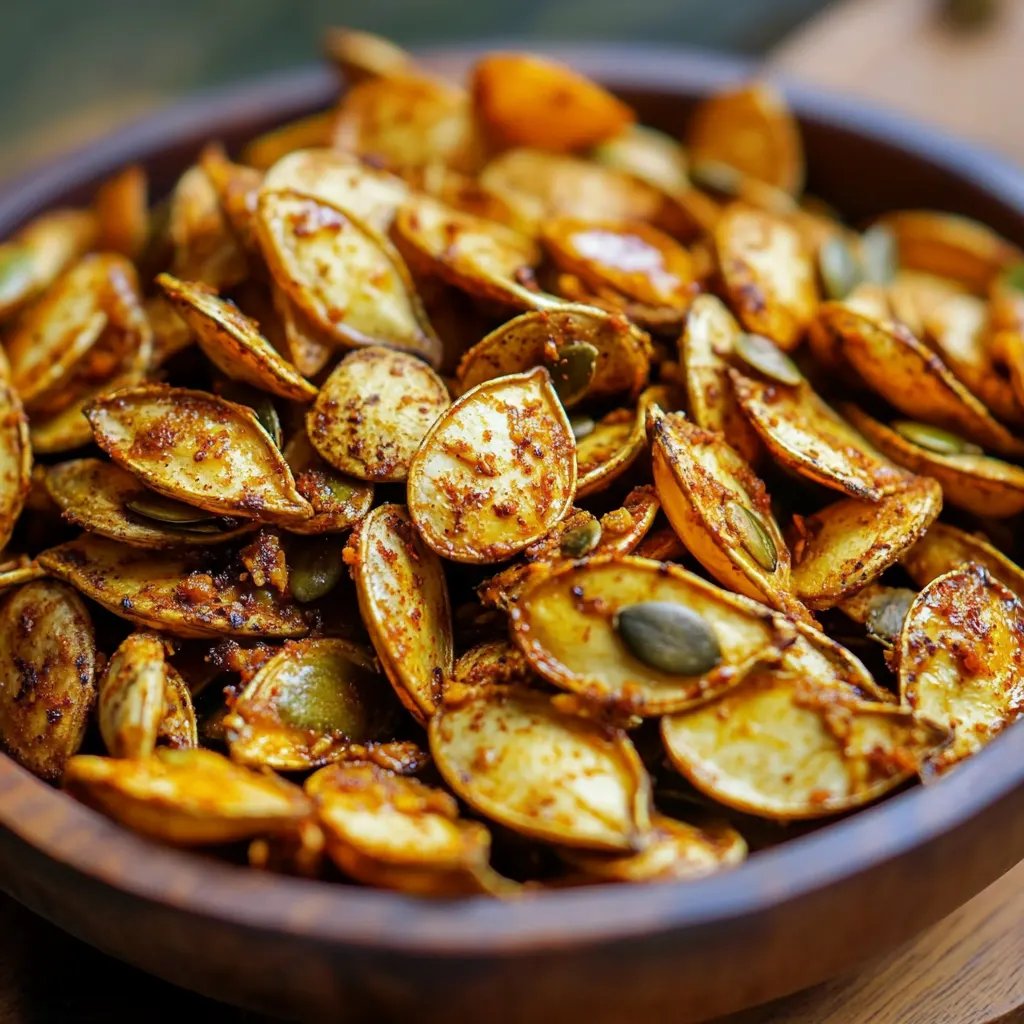 Spicy Air Fryer Pumpkin Seeds
