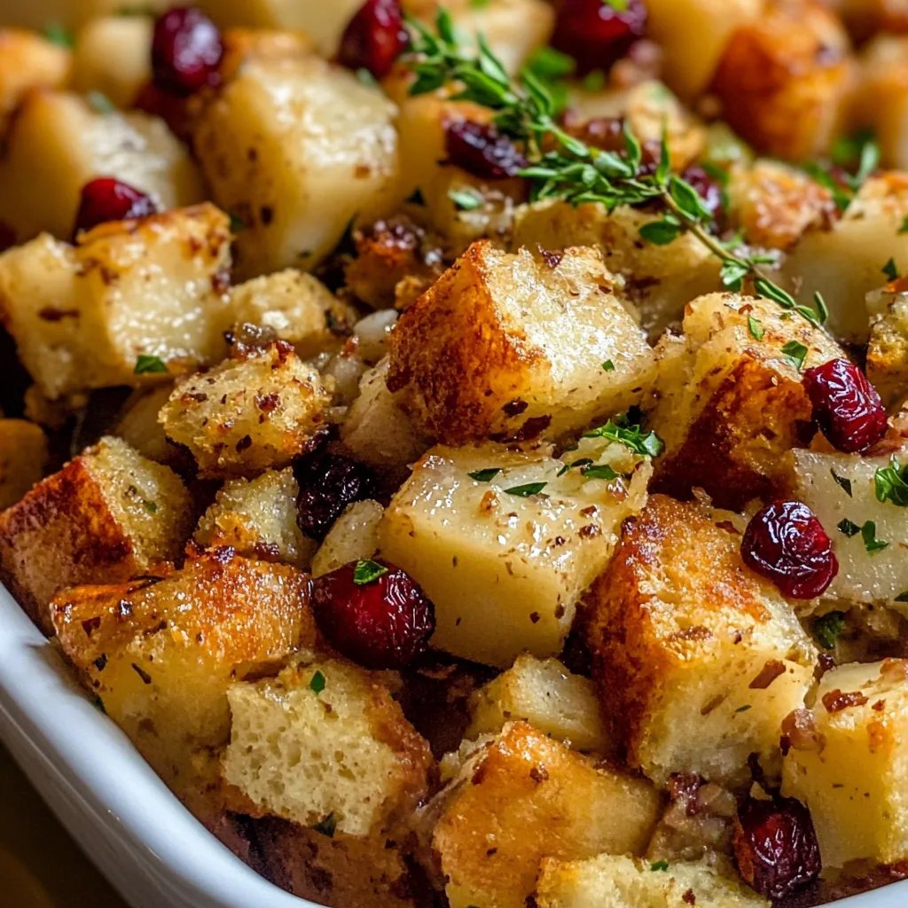 Apple Cranberry Stuffing Recipe
