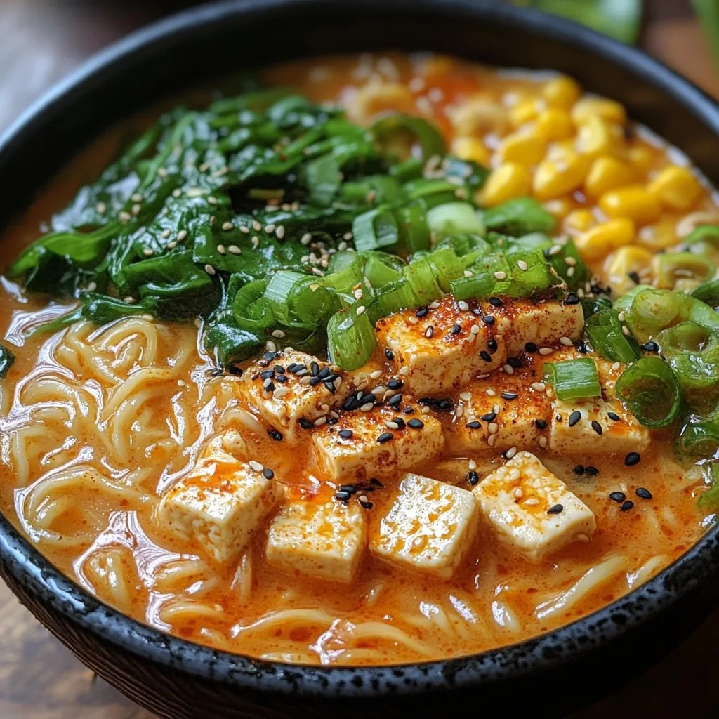 <p>Vegan Spicy Miso Ramen with Tofu: An Incredible Essential Recipe</p>