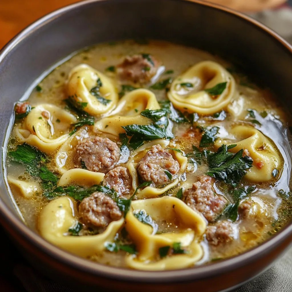 Autumn Tortellini Soup w/ Sausage: An Incredible Ultimate Recipe